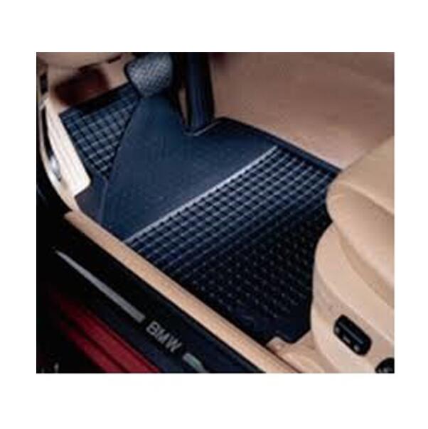 BMW Floor Mat Set - Front (Black - Rubber) 51470006959